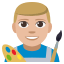 👨🏼🎨