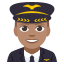 👨🏽✈️