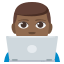 👨🏾💻