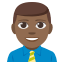 👨🏾💼