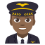 👨🏾✈️