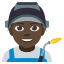 👨🏿🏭