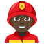 👨🏿🚒