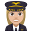 👩🏼✈️