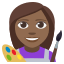 👩🏾🎨
