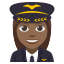 👩🏾✈️