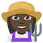 👩🏿🌾