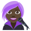 👩🏿🎤