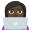 👩🏿💻