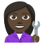 👩🏿🔧