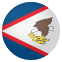 Flag: American Samoa Emoji, Emoji One style