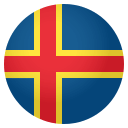 Flag: åLand Islands Emoji, Emoji One style