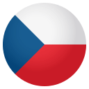 Flag: Czechia Emoji, Emoji One style