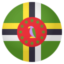 Flag: Dominica Emoji, Emoji One style