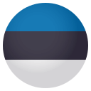 Flag: Estonia Emoji, Emoji One style