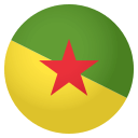 Flag: French Guiana Emoji, Emoji One style