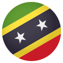 Flag: St. Kitts & Nevis Emoji, Emoji One style