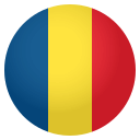 Flag: Romania Emoji, Emoji One style