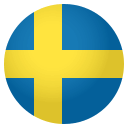 Flag: Sweden Emoji, Emoji One style