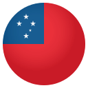 Flag: Samoa Emoji, Emoji One style
