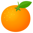Tangerine Emoji, Emoji One style