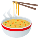 Steaming Bowl Emoji, Emoji One style