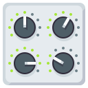 Control Knobs Emoji, Emoji One style