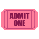 Admission Tickets Emoji, Emoji One style