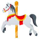 Carousel Horse Emoji, Emoji One style