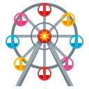 Ferris Wheel Emoji, Emoji One style