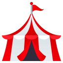 Circus Tent Emoji, Emoji One style