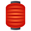 Red Paper Lantern Emoji, Emoji One style