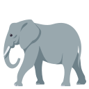 Elephant Emoji, Emoji One style