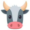 Cow Face Emoji, Emoji One style