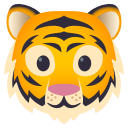 Tiger Face Emoji, Emoji One style
