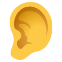 Ear Emoji, Emoji One style