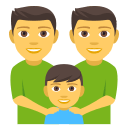 Family: Man, Man, Boy Emoji, Emoji One style