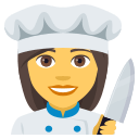 Woman Cook Emoji, Emoji One style