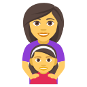 Family: Woman, Girl Emoji, Emoji One style