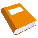 Orange Book Emoji, Emoji One style