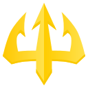 Trident Emblem Emoji, Emoji One style