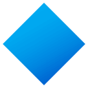 Large Blue Diamond Emoji, Emoji One style