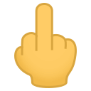 Middle Finger Emoji, Emoji One style