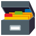 Card File Box Emoji, Emoji One style