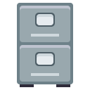 File Cabinet Emoji, Emoji One style