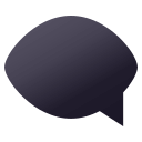 Left Speech Bubble Emoji, Emoji One style
