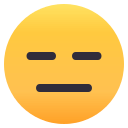 Expressionless Face Emoji, Emoji One style