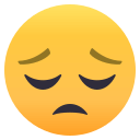 Pensive Face Emoji, Emoji One style