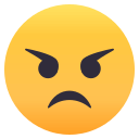 Angry Face Emoji, Emoji One style