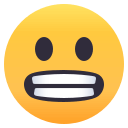 Grimacing Face Emoji, Emoji One style